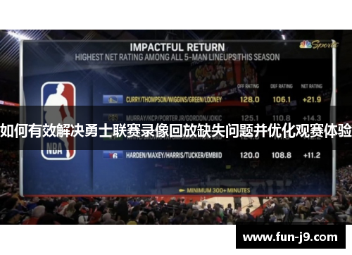 如何有效解决勇士联赛录像回放缺失问题并优化观赛体验